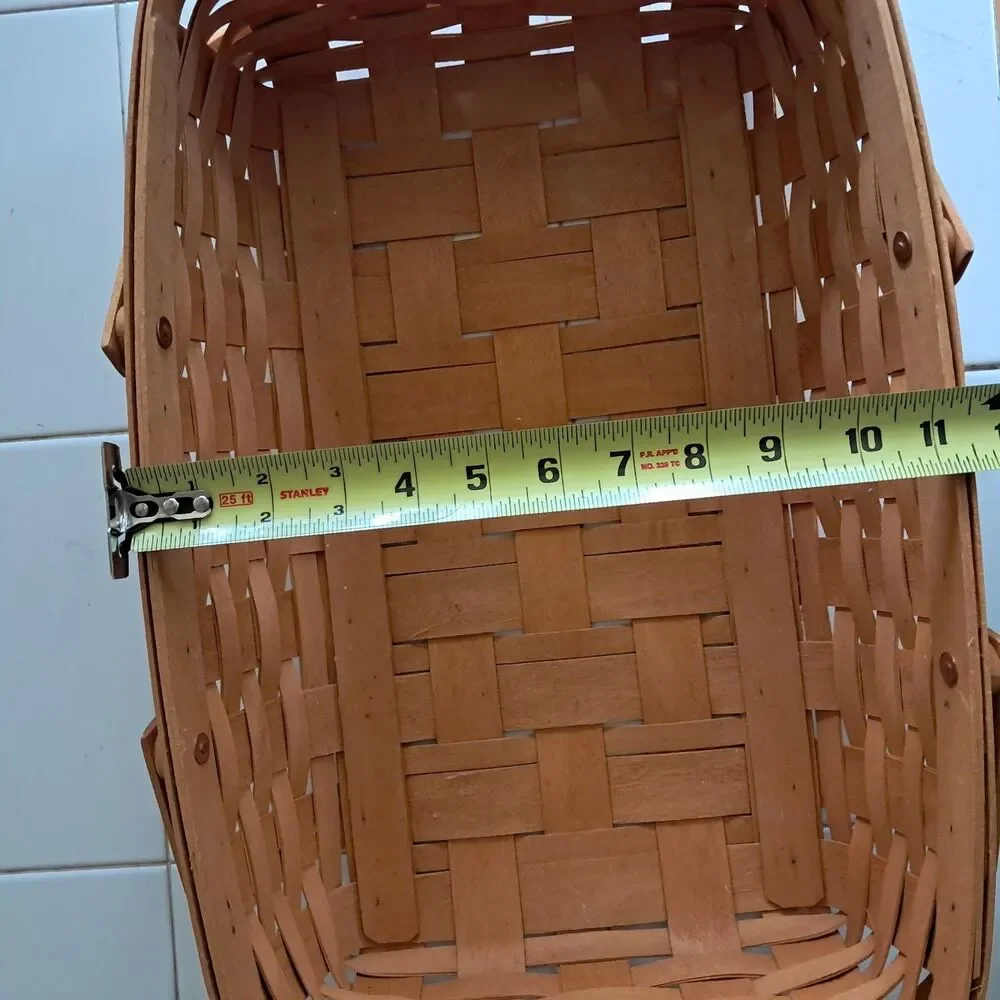Vintage Longaberger Gathering Basket Swing Handle Approx. 17.5 x 11.5x 4.5